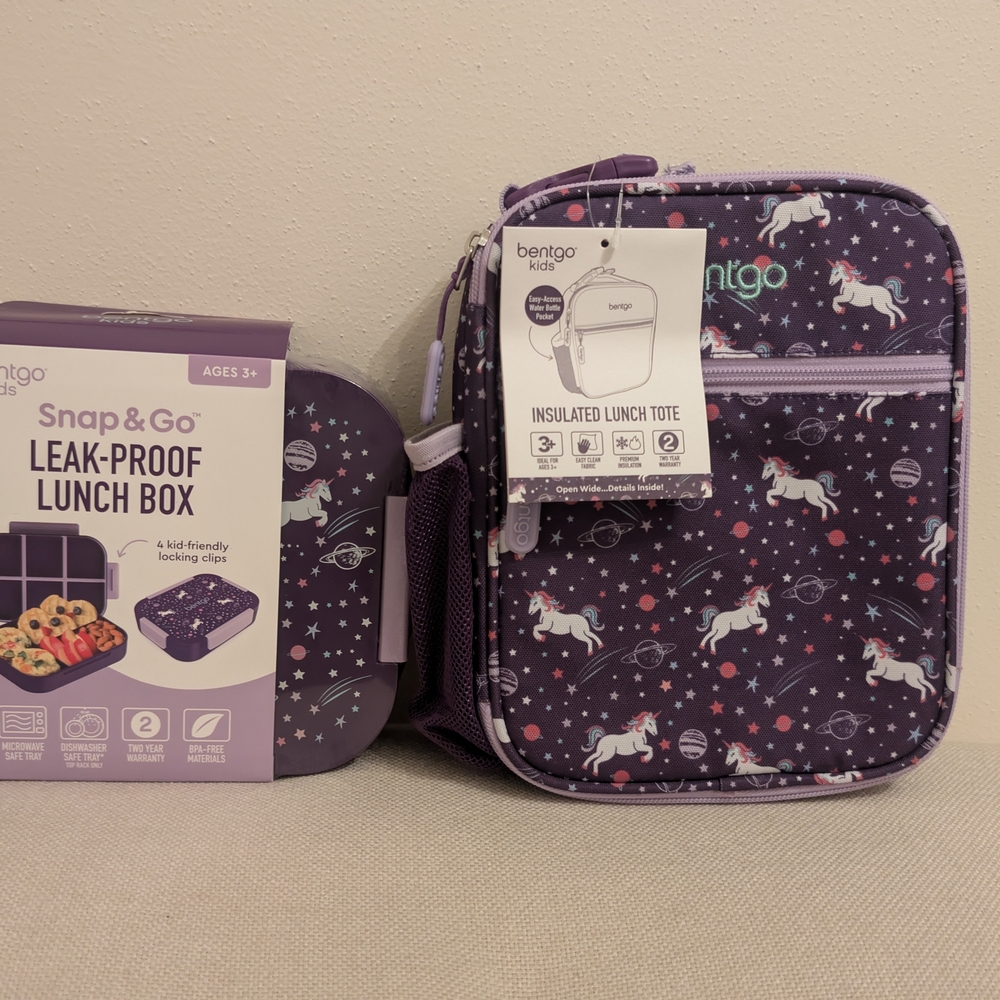 Bentgo Kids Purple Leak-Proof Lunch Box - Picture 10 of 10